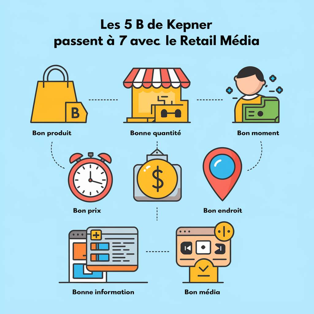 Les 5 B de Kepner passent à 7 avec le retail média